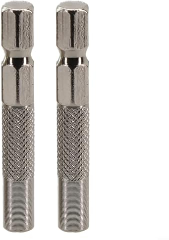 Oniissy Screwdriver Adapter, 1/4 to 4Mm Insert Bit Adapter, Compatible with Hex Shank, Magnetic Holder for Quick Bit Change(2pcs)