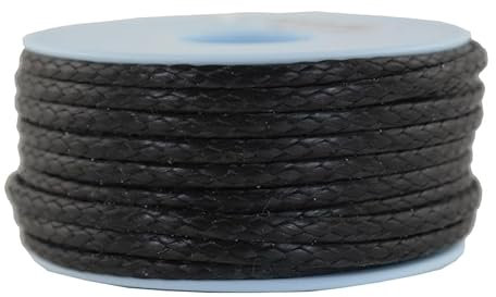 Dyneema Flechtschnur Seil Dyneemaseil Flechtleine aus Dyneema - Durchmesser 3mm - 15 Meter Fb. schwarz