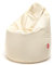 Ecopuf - Sako Pouf Sessel Outdoor - Sitzsack Kinderzimmer - Robuster Stoffsack - Entspannungssessel - Wohnungseinrichtung - Sessel Größe XL - 85x135cm, Creme Nc18