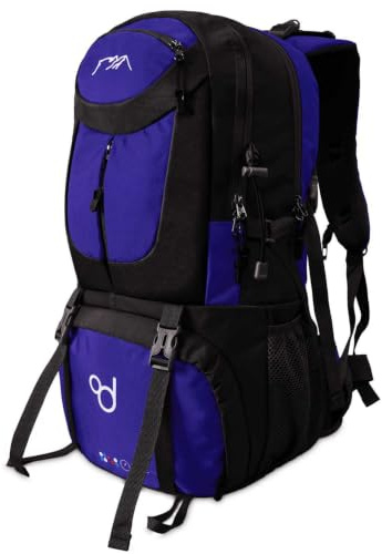 OcioDual Wanderrucksack, 50 Liter, Wasserdicht Und Leicht, Mehrere Taschen, Ideal für Reisen, Berg, Camping, Outdoor, Ultraleicht, für Damen Und Herren