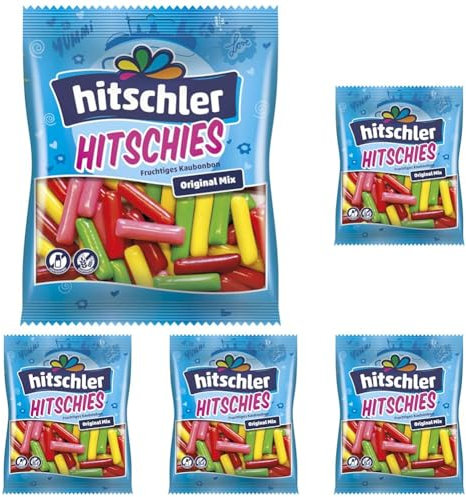 Hitschler Hitschies Kaubonbon Original Mix, 150 g (Packung mit 5)