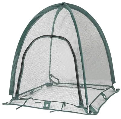 Kleines Gewächshaus – Gartenhaus, mobiler Schutz für Innen- und Außenpflanzen | Frostschutz für Pflanzen transparent, Schutzabdeckung für Winterpflanzen für den Innenbereich