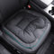 Ywooon Sitzkissen Auto, Premium Nappa Leder Sitzkissen Autositzschoner Atmungsaktiv, Anti Rutsch Auto Sitzauflage Sitzkissen Sitzbezüge Universal für Auto, Bürostuhl (Schwarz, 1 Stück)