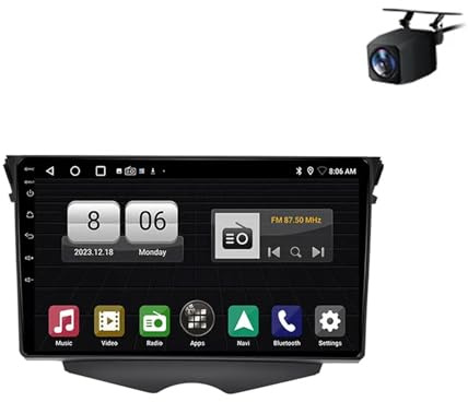 Bluetooth Estéreo para Hyundai Veloster FS 2011-2017 9 Inches Android 15 Android Auto FM Am Bluetooth USB para, 4 Core 2G+32G