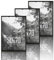 VUVUZULA Bilderrahmen 50x70cm Schwarz Holz Holzrahmen 3er Set Fotorahmen MDF Rahmen Posterrahmen