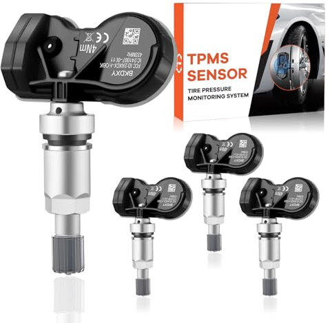 GEAREVER Reifendrucksensor Multiprotokoll TPMS Sensor RDKS 433 MHz Reifendruckkontrollsystem Passend für Opel Chevrolet Nissan Renault für fast alle Modelle 13598773, 13506028, 13581561