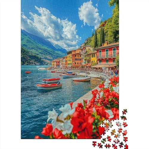 Comer See Puzzles 1000 Teile Schwer Puzzle Spielzeug Lernspiel Impossible Herausforderungsspielzeug Für Erwachsene Kinder 1000pcs (75x50cm)