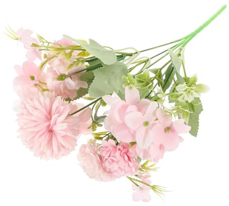 Ciieeo Bouquet da Sposa Artificiale Rosa per Matrimoni Decorazioni per e Fotografia Fiori Realistici e Resistenti Allo Scolorimento