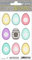 HERMA 1728 Aufkleber Ostereier Bunt klein, 27 Stück, Ostern Sticker mit Ostermotiven, Happy Easter Etiketten für Ostergeschenke Osterdeko Scrapbooking Dekoration Geschenk Briefe DIY Basteln