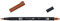 Tombow ABT Dual Brush Pen, ABT-947-1P, Stift mit zwei Spitzen, perfekt fürs Hand Lettering und Bullet Journal, wasservermalbar, burnt sienna