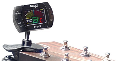 Stagg CTU-C9 Multifunctional Clip-on Chromatic Tuner with Microphone