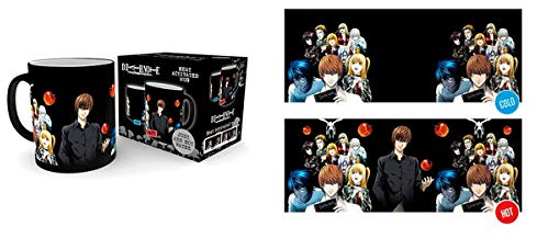 GB eye Death Note Group Heat Changing Mug, Ceramic, Various, 15 x 10 x 15 cm