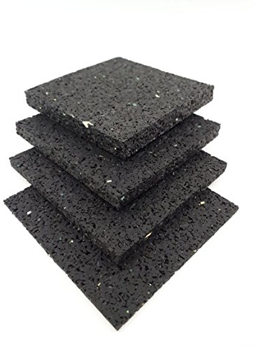 80x80x6 mm Terrassenpad 100 Stück Terrassenbau Terrassenpads Gummiunterlage