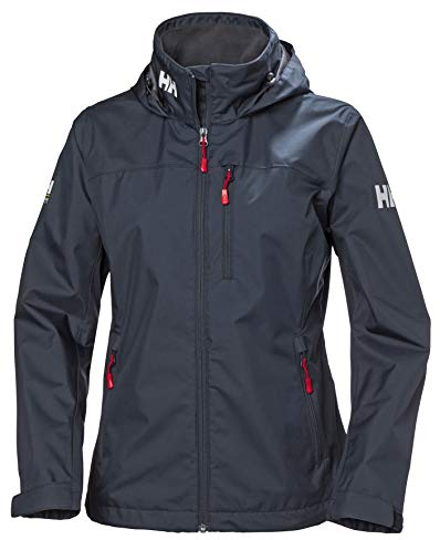Damen Helly Hansen W Crew Hooded Jacket, Marineblau, XS