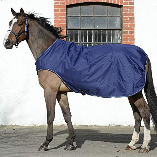 Bucas Walker Rug 50g - Navy/Silver - Nierendecke, Größe:125