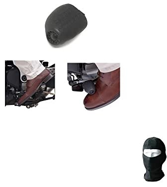 Funda para palanca de cambios de moto Tucano Urbano New Foot On 312, color negro, universal, para todos los modelos de moto, se monta en la palanca de cambios