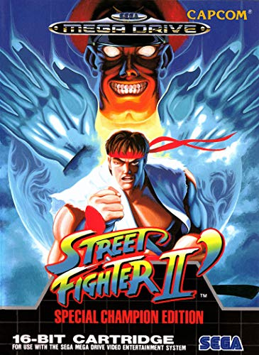 ELITEPRINT Street Fighter 2 Champion Edition Sega Mega Drive Classic Retro A3 Poster auf 250 g/m² Druckmaterial Nintendo Arcade Spiele Zimmer Reproduktion