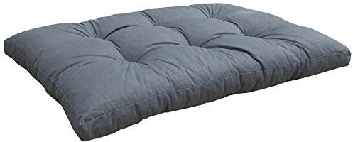 Palettenkissen Loungekissen Sitzkissen Polster für Palette Europalette anthrazit 120 x 80 cm