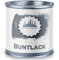 Lausitzer Farbwerke Metall und Holz lack Buntlack SEIDENMATT 2in1 Weißaluminium RAL 9006 Aluminium Grundierung+Lack für Innen & Außen Decklack - besonders robust & schnelltrocknend (1 L)