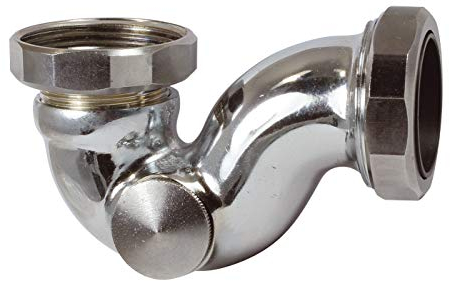 Siphon de Bidet 460, 11/4, Nickelé