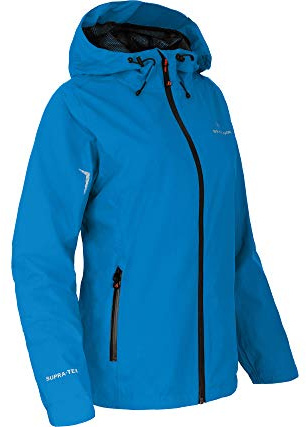 Bergson Helli | Damen Regenjacke, Netzfutter, 12000 mm Wassersäule, Blue Aster [337], 38 - Damen
