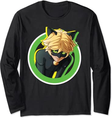 Miraculous Collection Badge Chat Noir Manche Longue