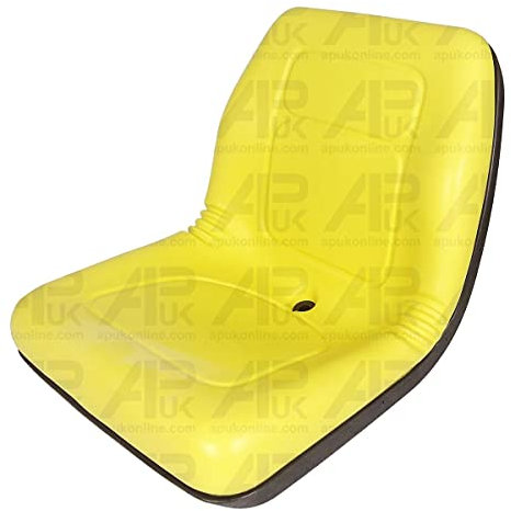 High Back Seat Yellow Replacement for John Deere Gator Ride on Mower Lawn Garden Tractor