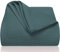 LAYNENBURG Premium Tagesdecke 150 x 200 cm - Waffelpique 100% Baumwolle - leichte Sommerdecke Waffeloptik - Baumwolldecke als Bett-Überwurf, Sofa-Überwurf, Couch-Überwurf - Sofa-Decke (Blau Mirage)