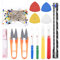 Swpeet 518Pcs Kit d’outils à coudre, craie de tailleur professionnel, jauge coulissante et Ripper de couture avec piquage épingles à coudre et Snip Kit d’assortiment de ciseaux, décapant de fil