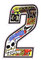 AKF Aufkleber - Stickerbomb Startnummer 2