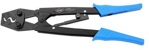 LS-22 Crimping Tools Pliers for Non-Insulated terminals Japanese Style Self-Locking Capacity 6-25AWG 5.5-22mm² Electrical Hand Tools
