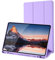 Case for Samsung Galaxy Tab S6 Lite Tablet with Pencil Holder(SM-P620N/P625N/P610/P613/P615/P619), Cover for Samsung Galaxy Tab S6 Lite 10.4 inch 2024/2022/2020 (Purple)