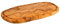 APS 1021 - Vassoio da portata Olive, 34,5 x 18,5 cm, altezza 2 cm, con scanalatura in legno di ulivo, deviazione naturale in forma, venature e dimensioni
