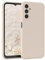 EAZY CASE - Silikonhülle für Samsung Galaxy A14 5G Hülle Silikon Case Beige weich stoßfeste Handyhülle Galaxy A14 5G Schutzhülle mit Kameraschutz Dünn Premium Schutz Cover TPU Phone Bumper in Taupe