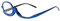 SEMINISMAR Make Up Schminkbrille mit klappbaren Brillenglas, Lesebrillen Damen Schminkbrille, Make up Brille,Schminkbrille Make up Brille Lesebrille Presbyopie,Makeup Lesebrille (Blau, 3, x)