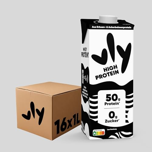 vly - Die cremig leckere Milchalternative aus Erbsen + Calcium | 100% pflanzlich | Vegane Milchalternative zuckerfrei