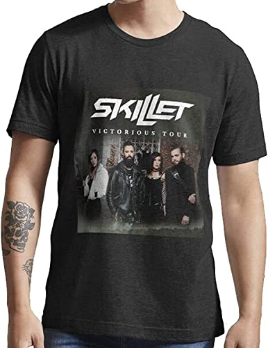 edoni Skillet Band Essential Tshirt Personalized Tshirt Personalized Shirt Custom Printing Tshirts Trend Black Black M