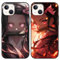 2 Stück Handyhülle für Apple iPhone 13/iPhone 14 Hülle 6.1 Zoll, Anime Kamado Nezuko Mode Muster Design Manga Case Cartoons Schutzhülle TPU Silikon Ultra Dünn Charmant