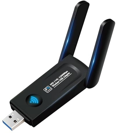 Tarjeta WiFi de Red inalámbrica portátil, Tarjeta WiFi para Ordenador de | sobremesa - Piezas de PC | Adaptador WiFi PC, Piezas PC, Adaptador inalámbrico PC, conectividad de Doble Banda de Alta