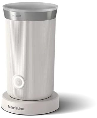 Philips Baristina Mousseur à lait - Mousse chaude ou froide, Lait de vache ou alternative végétale, Facile à nettoyer, Pour machine à expresso Philips Baristina, Mousseur noir (BAR311/60)