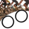 Scheibenbremssattel-Dichtungsringe, Fahrrad Scheibenbremssattel Dichtungsring für Serie SLX, XT, XTRR2, Unterlegscheibe Rundkolben O-Ring Dichtung