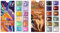 BeauFairy 24 Couleurs Solide Perle Aquarelle Ongles Peintures, Métallique Marbre Paillettes Palette de Poudre de Pigment pour Ongles, Chrome Pigment Ombre Dégradé Nail Design, pour Nail Art Dessin 05