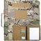 Ymxygz Bloc-Notes Support De Livre Pochette Étanche Militaire Padfolio Classeur À Anneaux avec Organisateur De À Fermeture Éclair pour Classeur A4 Porte-Documents