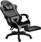 Mi Ko Mi Ka Silla Gaming para Escritorio, Oficina y Juegos Online Giratoria. Silla Cómoda de Altura Ajustable para Gaming ergonómica, de Piel sintética (SILLA-GAMING-813F-NEGRO-GJ)