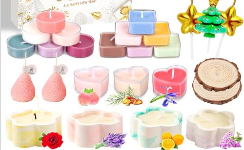 ImnBest Adventskalender Kerzen Adventskalender 2025 Frauen Mädchen Duftkerzen Kerzenkalender candle advent calendar 24 Tage Countdown Weihnachtskerzen-Geschenk für Mama, Ehefrau, Schwester, Freundin