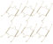 Zerodeko 2 Piezas Soporte de Placas Invisible para Colgar Platos Decorativos Pared Soporte Resistente para Placas para Decoración