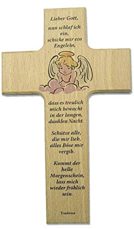 KVN Kinderkreuz mit Engel und Gebet