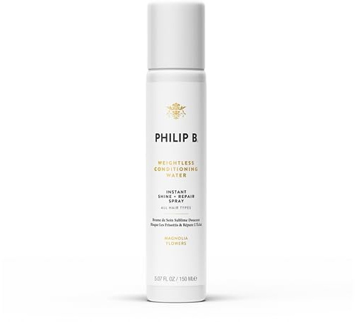 Philip B Weightless Conditioning Water Leave-in-Treatment, 150 ml | Stellt die Sprungkraft wieder her, verleiht dem Haar Glanz und ein volleres Aussehen
