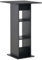 vidaXL Bartisch mit 2 Regalen Stehtisch Bartresen Tresentisch Bistrotisch Küchentisch Loungetisch Esstisch Frühstückstisch Tisch Schwarz 60x60x110cm