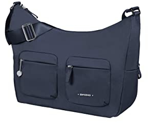 Samsonite Move 3.0 - Schultertasche M mit 2 Fronttaschen, 31 cm, Blau (Dark Blue)